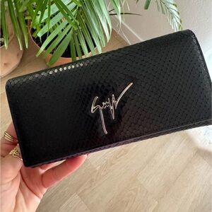 Giuseppe Zannoti Italian NEW Black Designer Wallet